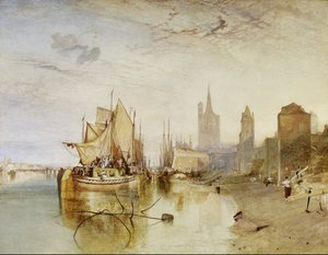 パケットボートの到着、夕方 作： Joseph Mallord William Turner